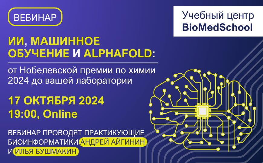 ИИ, машинное обучение и AlphaFold: от Нобелевской премии по химии 2024 до вашей лаборатории